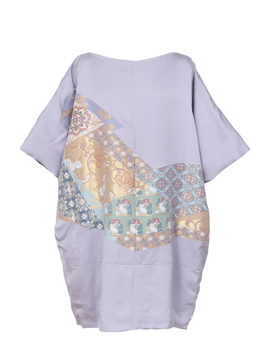 キモノワンピース|山吹_金糸_華兎