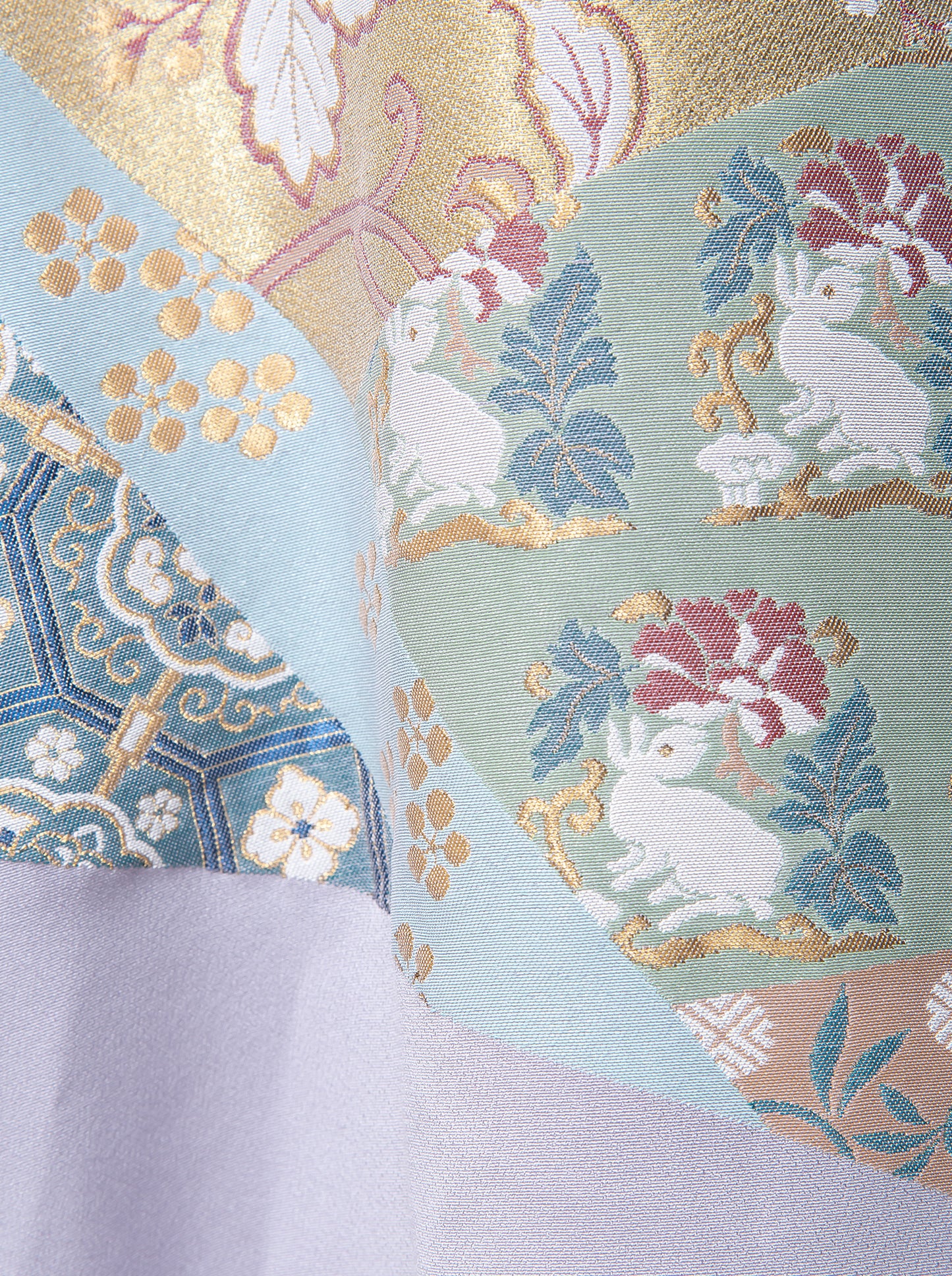 キモノワンピース|山吹_金糸_華兎