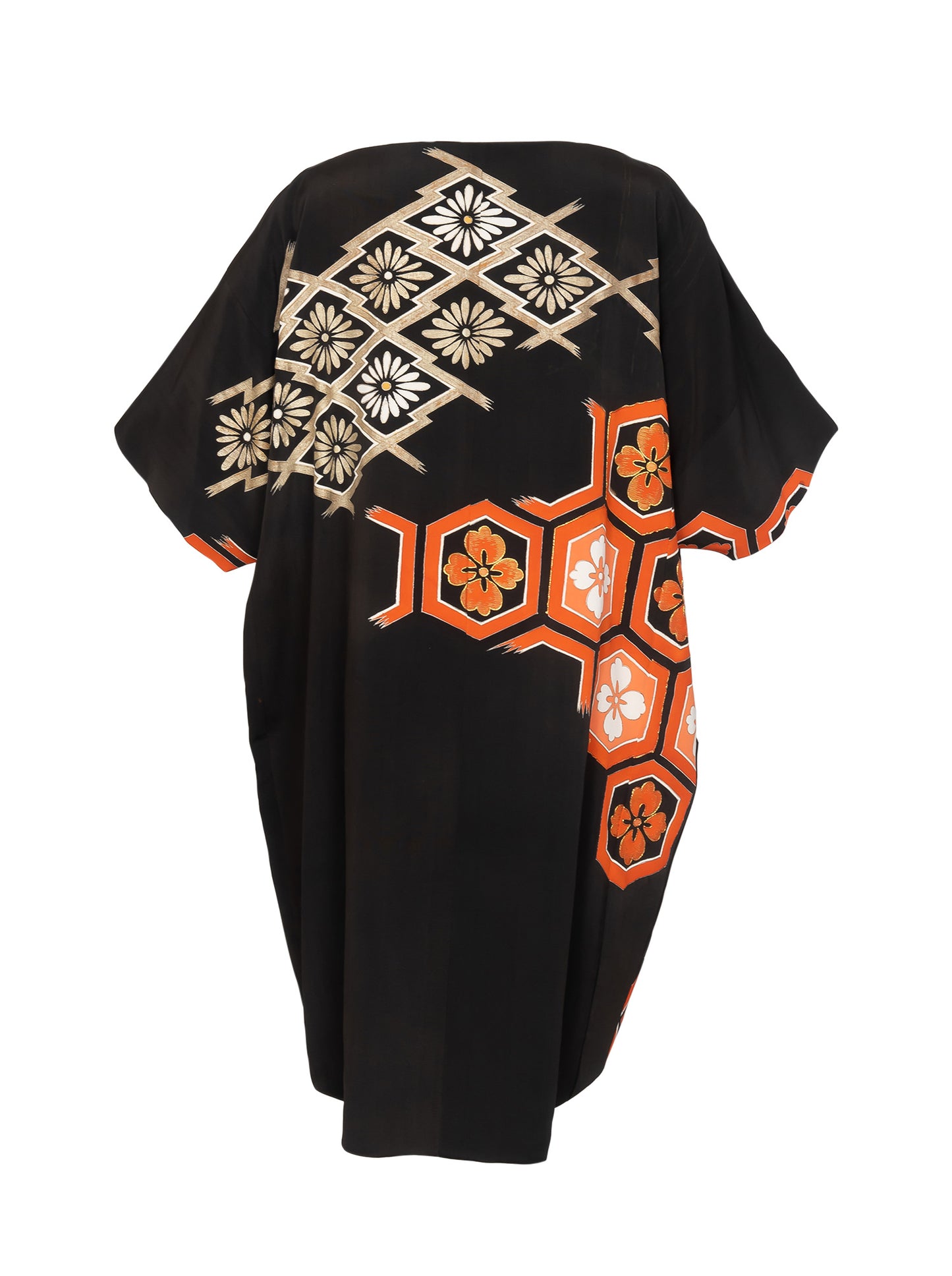 キモノワンピースドレス|亀甲